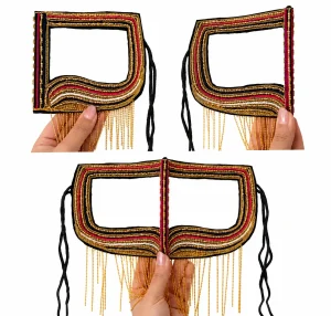 برقع ملیله دوزی